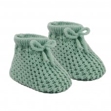 S401-SG: Sage Acrylic Baby Bootees
